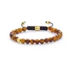 Alexander Lynggaard smykker Alexander Lynggaard ColorUp Tiger Eye Braided 6mm B00092 | Armbånd | Forgyldte Sølvsmykker