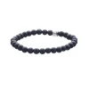 Alexander Lynggaard smykker Alexander Lynggaard ColorUp Onyx Matte 6mm C00050 | Armbånd | Sølvsmykker