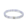 Alexander Lynggaard smykker Alexander Lynggaard ColorUp Blue Lace Agate 6mm C00260 | Armbånd | Sølvsmykker