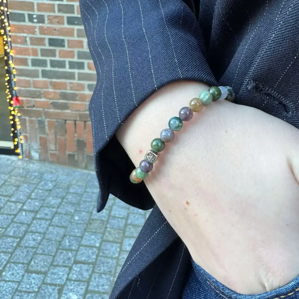 Alexander Lynggaard smykker Alexander Lynggaard ColorUp Indian Agate 6mm C00910 | Armbånd | Sølvsmykker