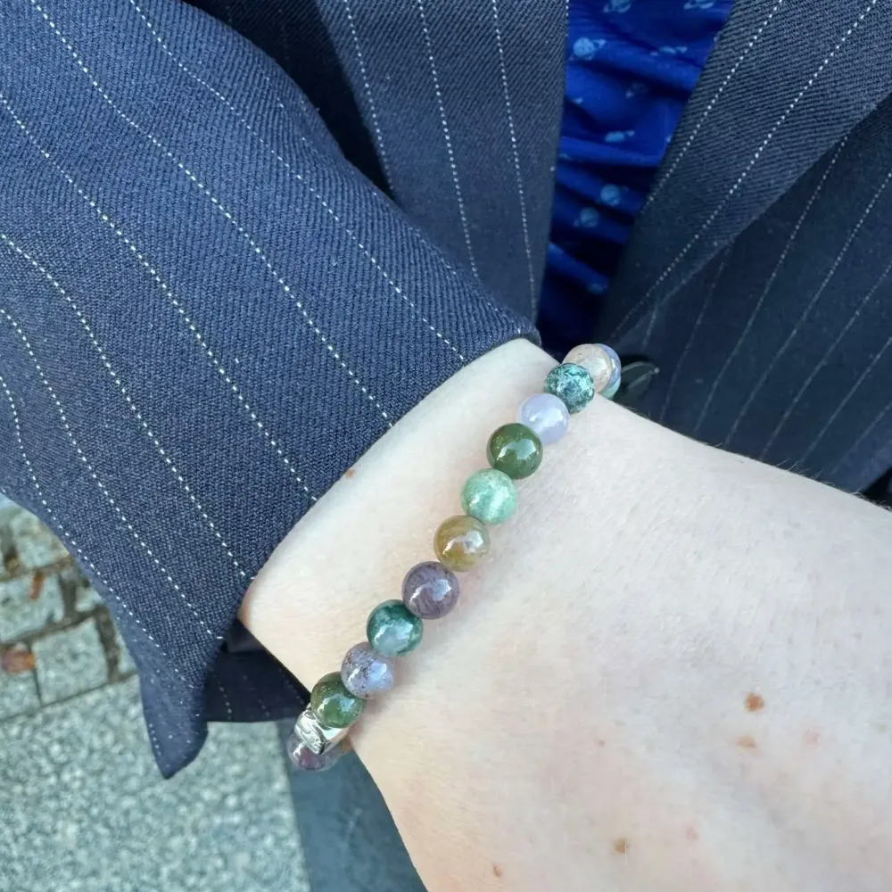 Alexander Lynggaard smykker Alexander Lynggaard ColorUp Indian Agate 6mm C00910 | Armbånd | Sølvsmykker