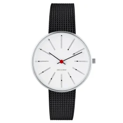Arne Jacobsen Bankers 34mm 53101-1610 | Dame Dameure I Stål | Herreure I Stål