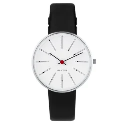 Arne Jacobsen Bankers 34mm 53101-1601 | Dame Dameure I Stål | Herreure I Stål