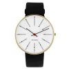 Arne Jacobsen Bankers 40mm 53108-2001G | Dame Dameure I Gulddouble | Herreure I Gulddouble