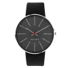 Arne Jacobsen Bankers 40mm 53118-2001P | Dame Dameure Med Rem | Dameure I Stål