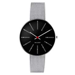 Arne Jacobsen Bankers 34mm 53104-1608 | Dame Dameure Med Lænke | Dameure I Stål