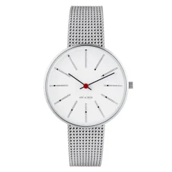 Arne Jacobsen Bankers 34mm 53101-1608 | Dame Dameure I Stål | Herreure I Stål