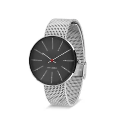 Arne Jacobsen Bankers 40mm 53118-2008 | Dame Dameure Med Lænke | Dameure I Stål
