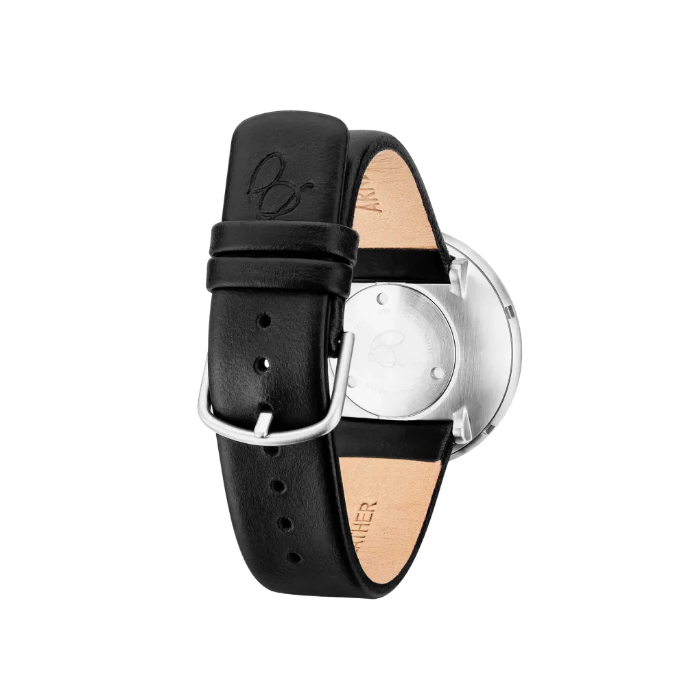 Arne Jacobsen Bankers 40mm 53118-2001P | Dame Dameure Med Rem | Dameure I Stål