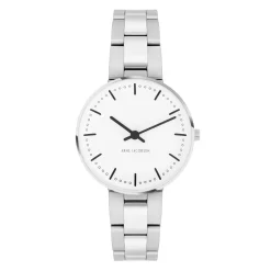 Arne Jacobsen City Hall 30mm 53200-1428 | Dame Dameure Med Lænke | Dameure I Stål