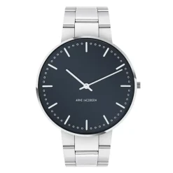 Arne Jacobsen City Hall 40mm 53206-2028 | Dame Dameure Med Lænke | Dameure I Stål