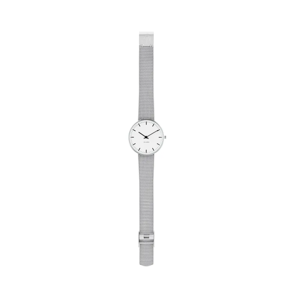 Arne Jacobsen City Hall 34mm 53201-1608 | Dame Dameure I Stål | Herreure I Stål