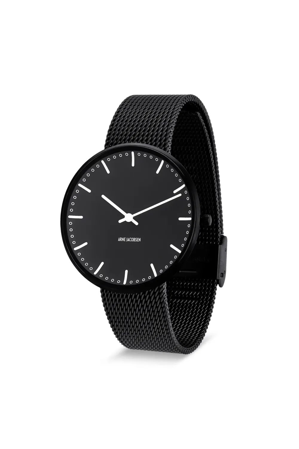 Arne Jacobsen City Hall 40mm 53205B-2010 | Herreure I Stål | Herreure Med Lænke