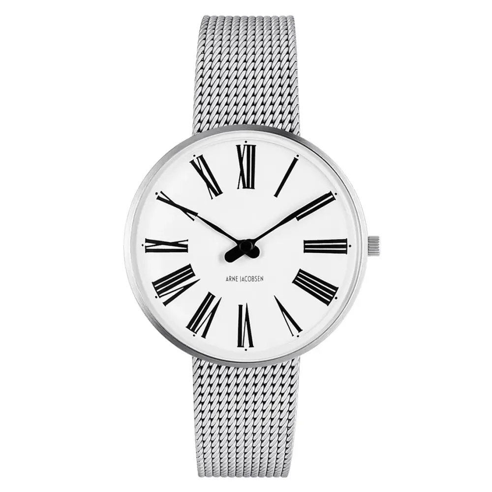 Arne Jacobsen Roman 34mm 53301-1608 | Dame Dameure I Stål | Herreure I Stål