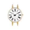 Arne Jacobsen Roman 34mm 53307-1619 | Dame Dameure Med Lænke | Dameure I Gulddouble