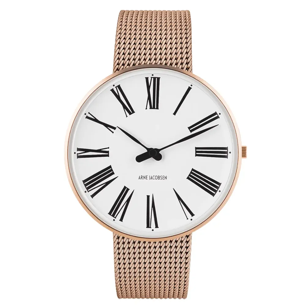 Arne Jacobsen Roman 40mm 53312-2011 | Dame Dameure I Gulddouble | Herreure I Gulddouble