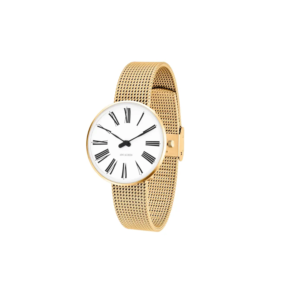 Arne Jacobsen Roman 34mm 53307-1609 | Dame Dameure I Gulddouble