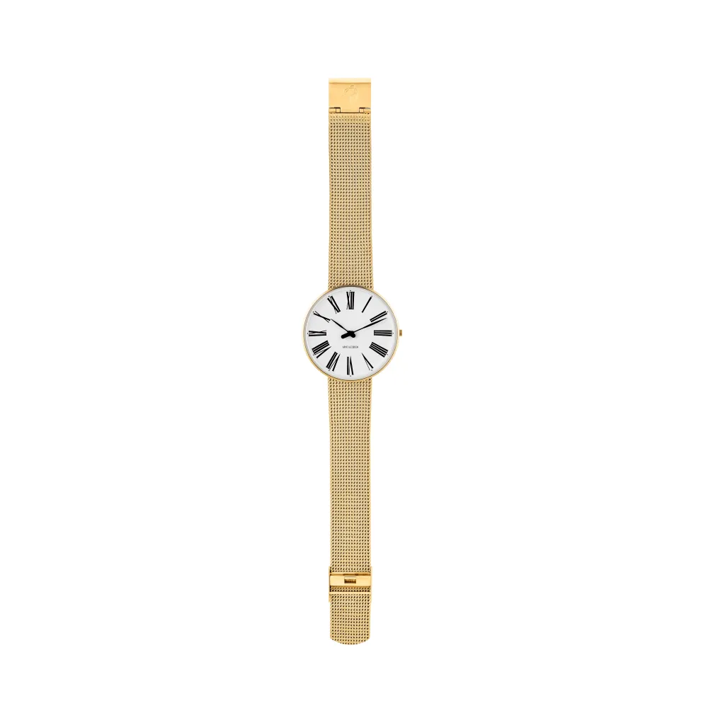 Arne Jacobsen Roman 40mm 53308-2009 | Dame Dameure I Gulddouble | Herreure I Gulddouble