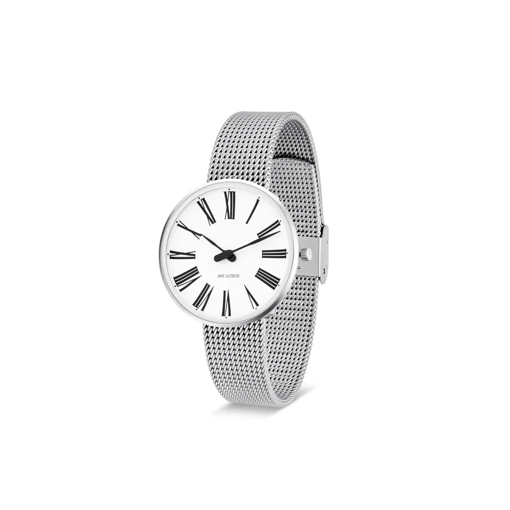 Arne Jacobsen Roman 34mm 53301-1608 | Dame Dameure I Stål | Herreure I Stål