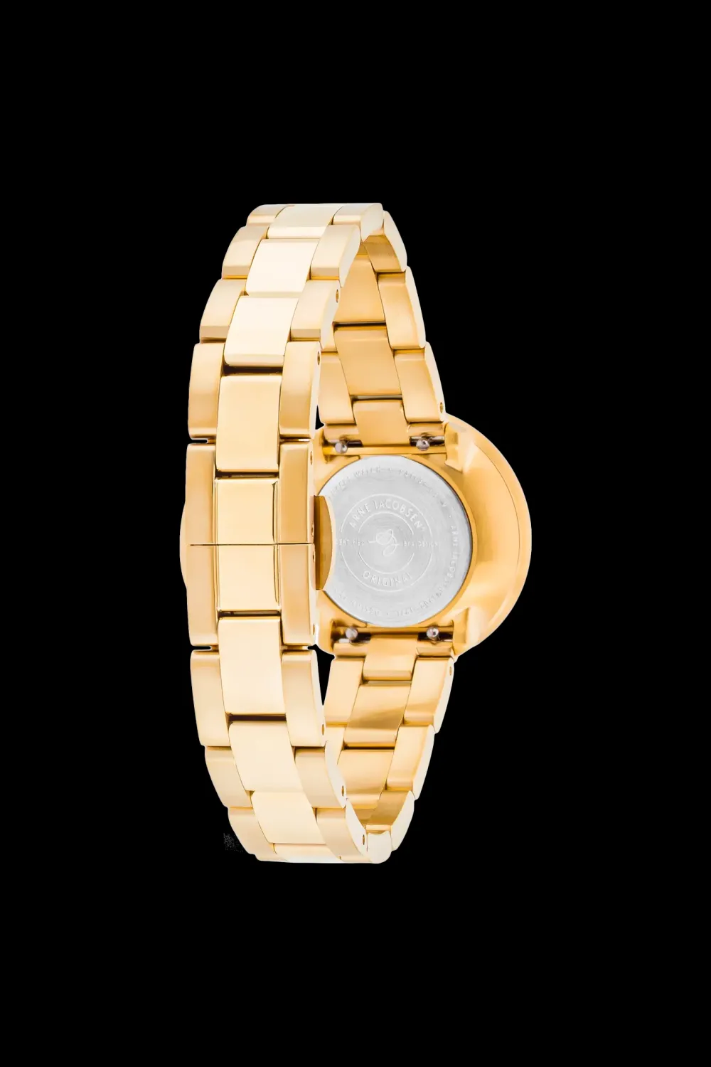 Arne Jacobsen Roman 30mm 53313-1429 | Dame Dameure Med Lænke | Dameure I Gulddouble