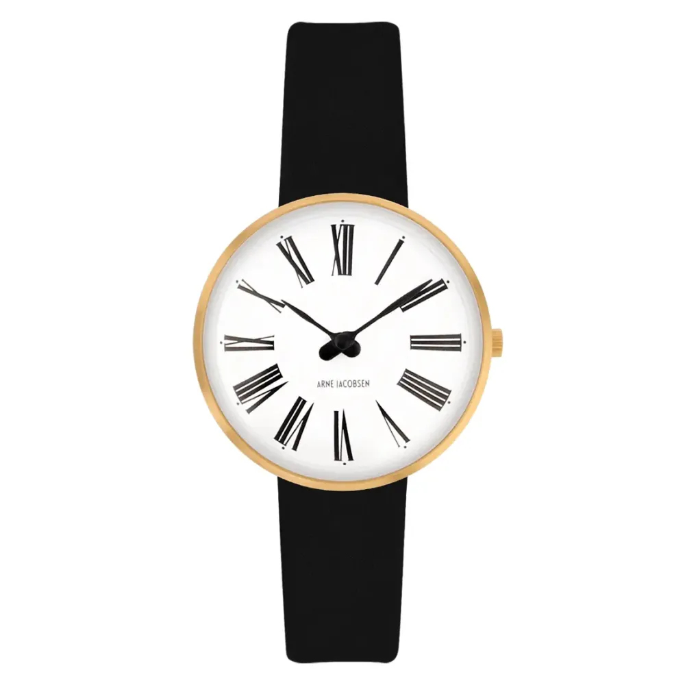 Arne Jacobsen Roman 30mm 53313-1401G | Dame Dameure I Gulddouble