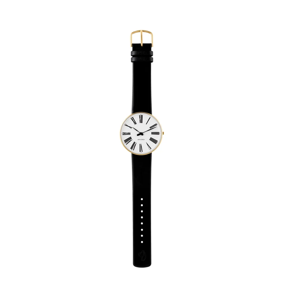 Arne Jacobsen Roman 40mm 53308-2001G | Dame Dameure I Gulddouble | Herreure I Gulddouble