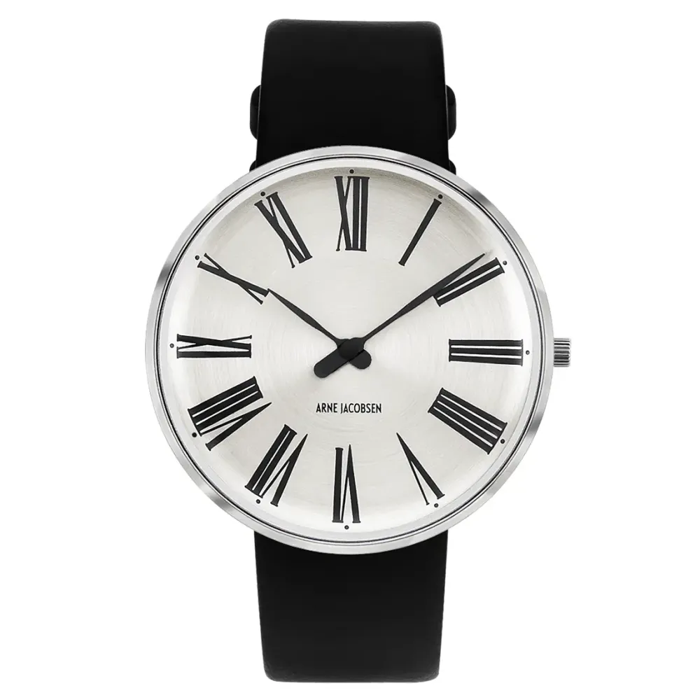 Arne Jacobsen Roman 40mm Special Edition 53310-2001P | Herreure Med Rem | Herreure I Stål