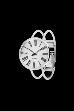 Arne Jacobsen Roman 34mm Special Edition 53309-1618 | Dame Dameure Med Lænke | Dameure I Stål