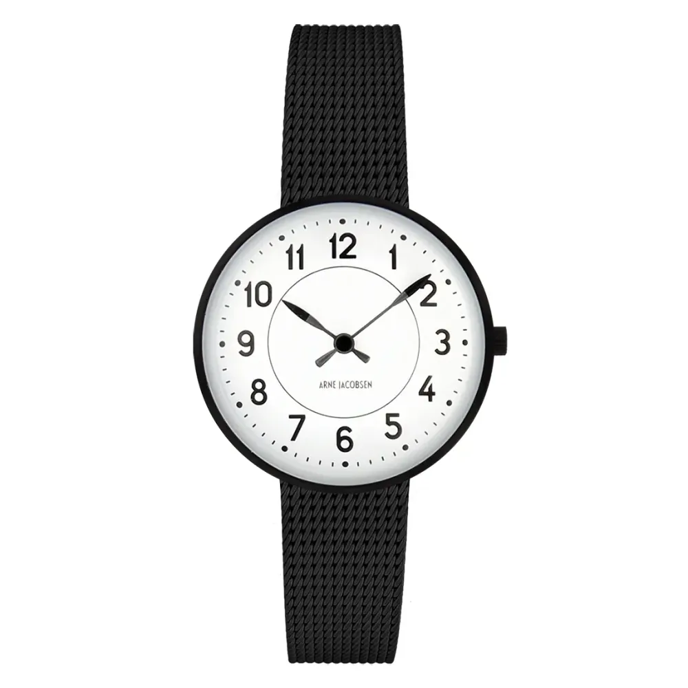 Arne Jacobsen Station 30mm 53400-1410 | Dame Dameure Med Lænke | Dameure I Stål