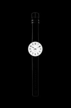 Arne Jacobsen Station 40mm 53412-2001B | Herreure Med Rem | Herreure I Stål