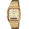 Casio ure Casio Vintage AQ-230GA-9DMQYES | Dame Dameure Med Lænke | Dameure I Gulddouble