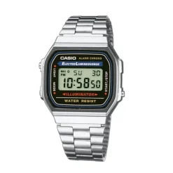 Casio ure Casio Vintage A168WA-1YES | Dame Dameure Med Lænke | Dameure I Stål