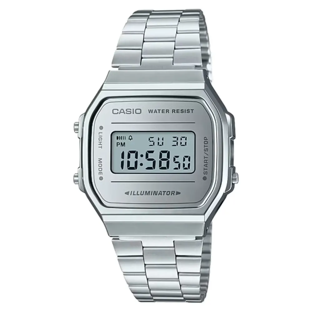 Casio ure Casio Vintage A168WEM-7EF | Dame Dameure Med Lænke | Dameure I Stål