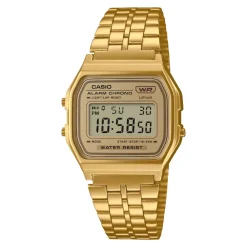 Casio ure Casio Vintage A158WETG-9AEF | Dame Dameure Med Lænke | Dameure I Gulddouble