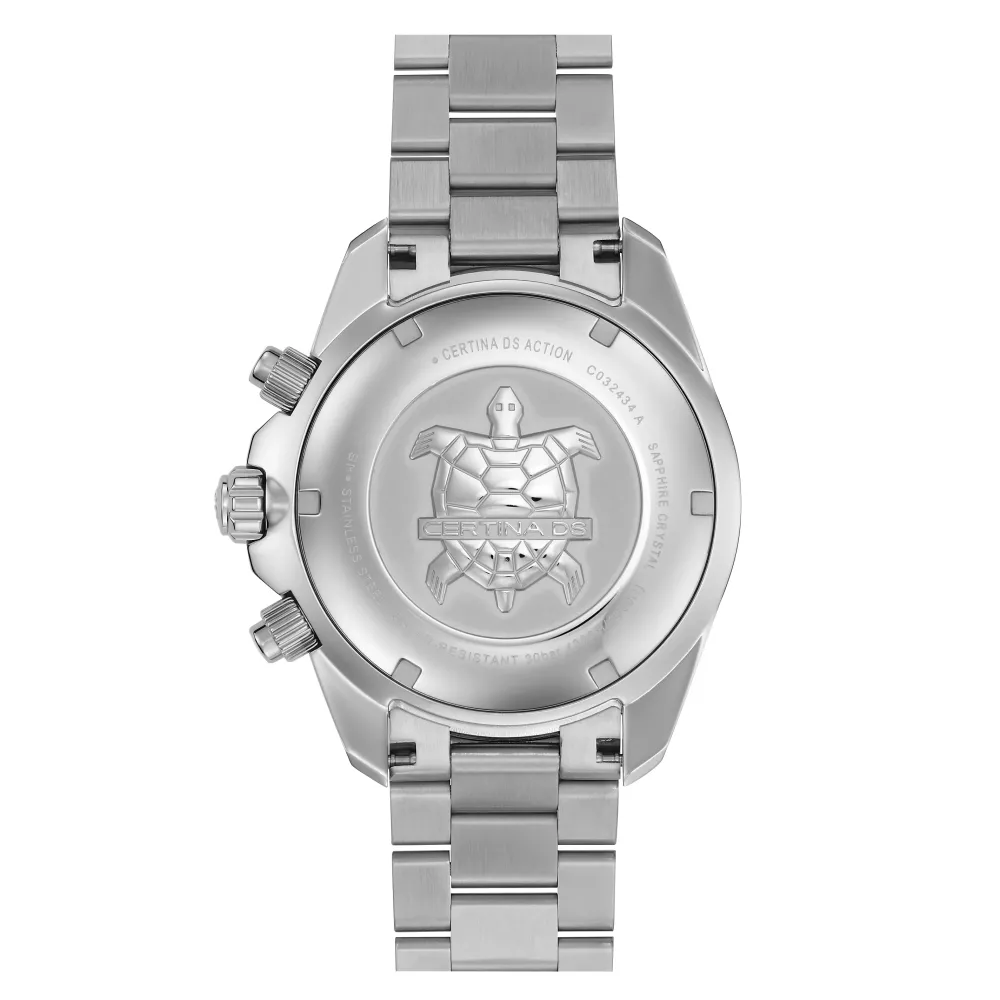 Certina ure Certina DS Action Chronograph C032.434.11.057.00 | Herreure Med Lænke | Herreure I Stål