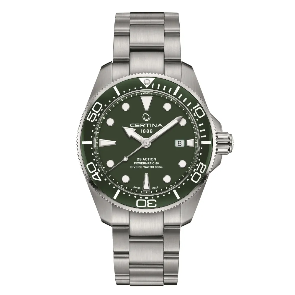 Certina ure Certina DS Action Diver 43mm Powermatic 80 C032.607.11.091.00 | Herreure Med Lænke | Herreure I Stål