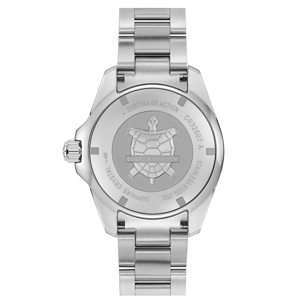 Certina ure Certina DS Action Diver 43mm Powermatic 80 C032.607.11.091.00 | Herreure Med Lænke | Herreure I Stål