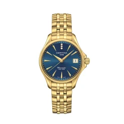 Certina ure Certina DS Action Lady Diamonds C032.051.33.046.00 | Dame Dameure Med Lænke | Dameure I Gulddouble