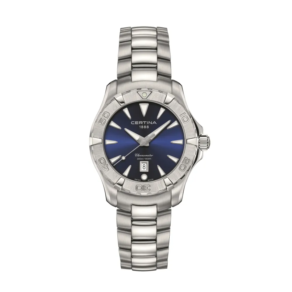 Certina ure Certina DS Action Lady 34mm C032.251.11.041.00 | Dame Dameure Med Lænke | Dameure I Stål