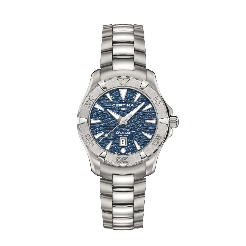 Certina ure Certina DS Action Lady 34mm C032.251.11.041.09 | Dame Dameure Med Lænke | Dameure I Stål