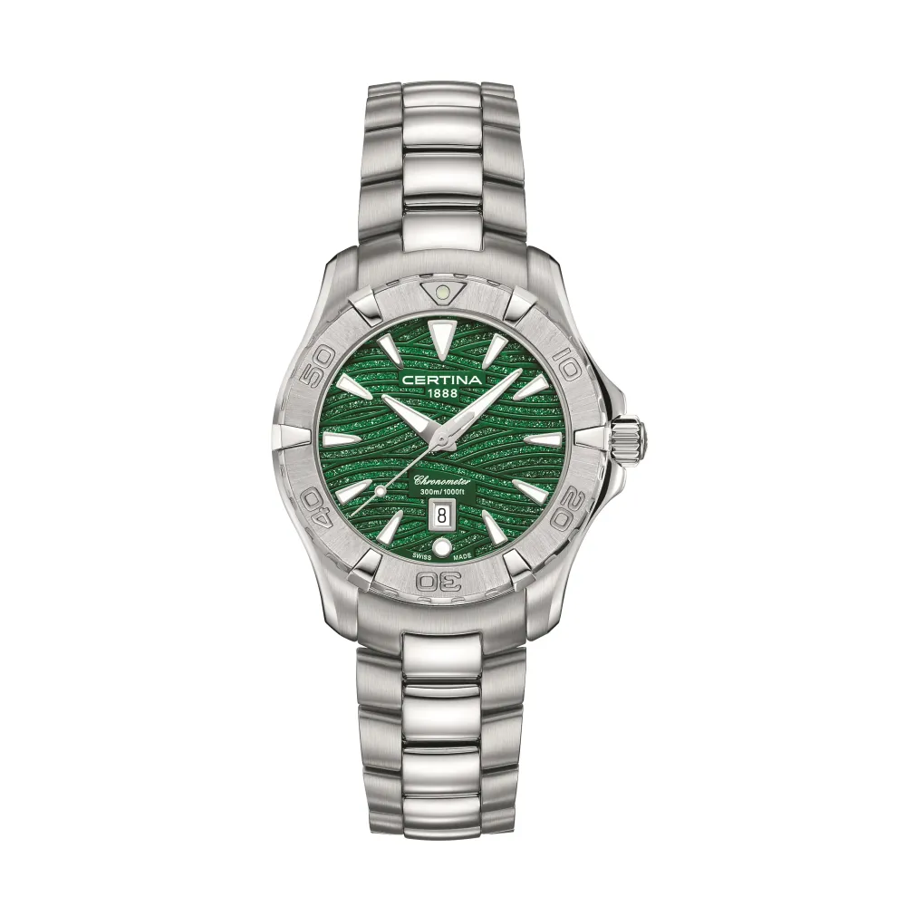 Certina ure Certina DS Action Lady 34mm C032.251.11.091.09 | Dame Dameure Med Lænke | Dameure I Stål