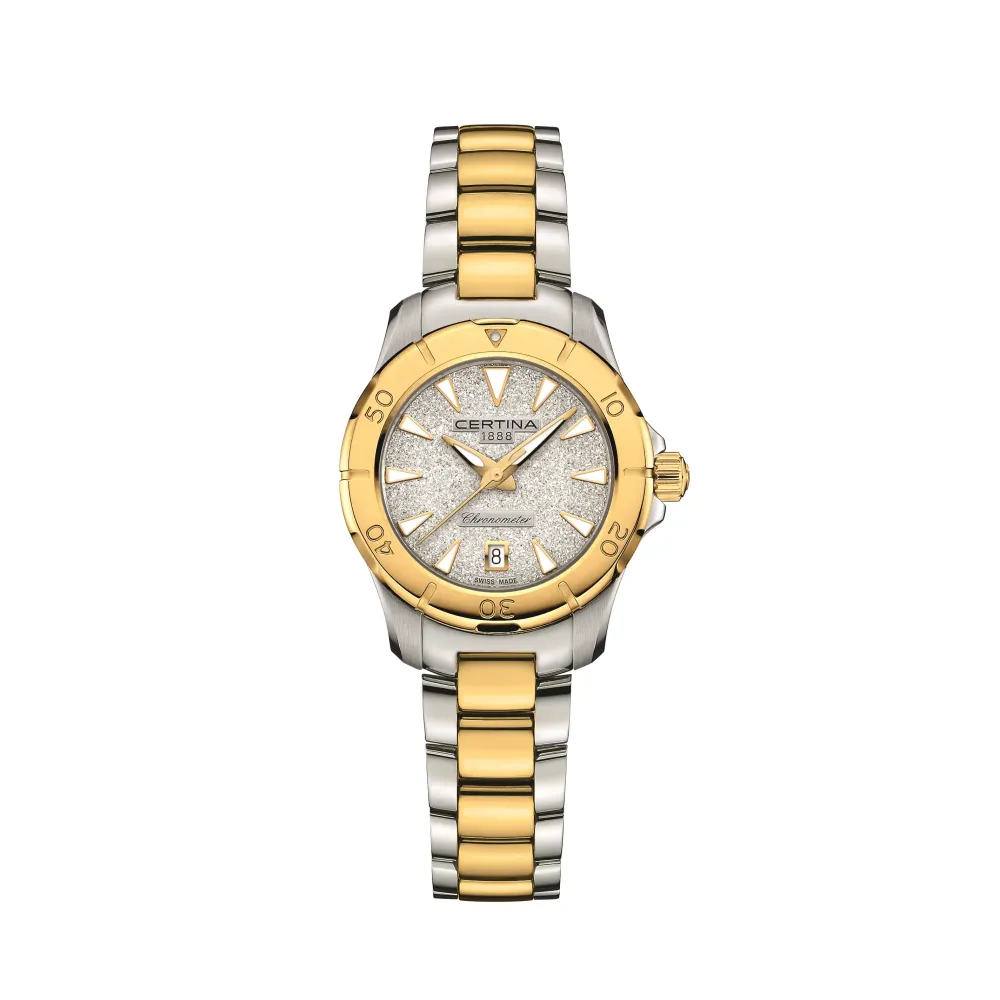 Certina ure Certina DS Action Lady 29mm C032.951.22.031.01 | Dame Dameure Med Lænke | Dameure I Bicolor