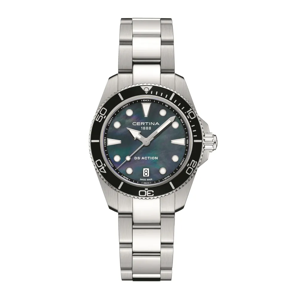 Certina ure Certina DS Action Lady 34,5mm C048.210.11.121.00 | Dame Dameure Med Lænke | Dameure I Stål