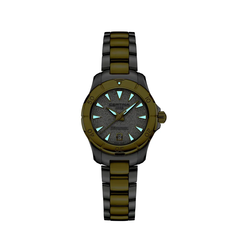 Certina ure Certina DS Action Lady 29mm C032.951.22.031.01 | Dame Dameure Med Lænke | Dameure I Bicolor