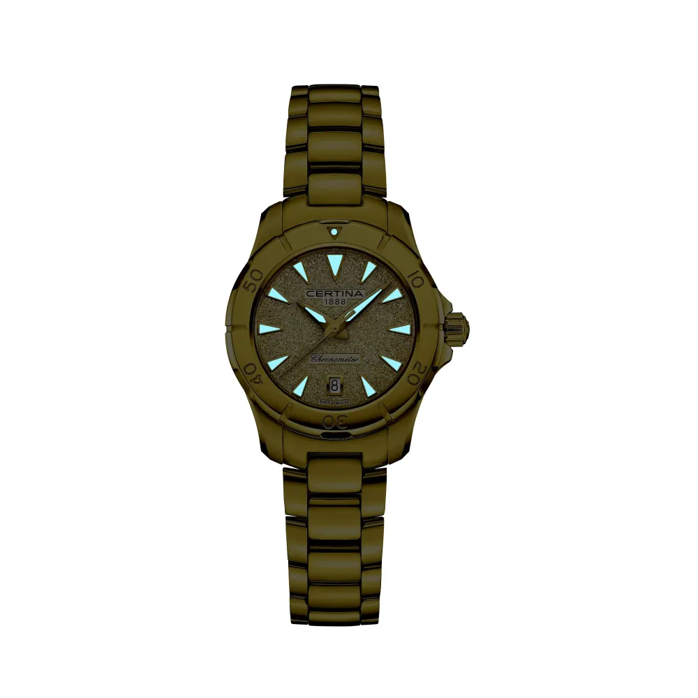 Certina ure Certina DS Action Lady 29mm C032.951.33.361.00 | Dame Dameure Med Lænke | Dameure I Bicolor