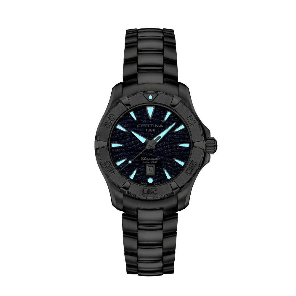 Certina ure Certina DS Action Lady 34mm C032.251.11.041.09 | Dame Dameure Med Lænke | Dameure I Stål