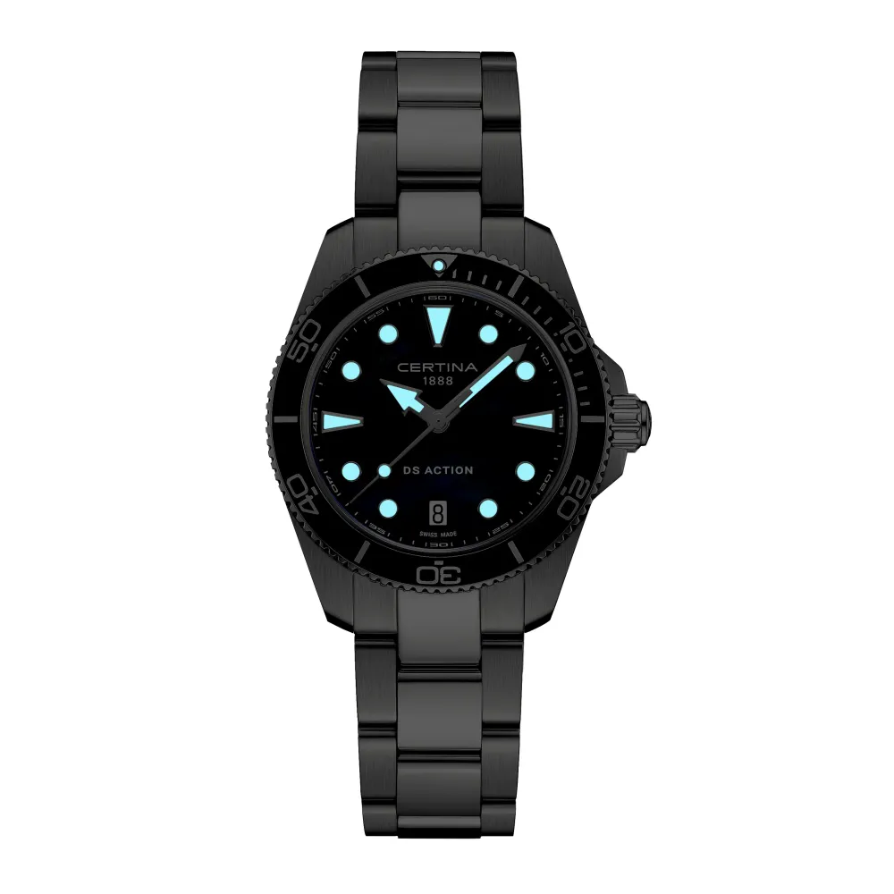 Certina ure Certina DS Action Lady 34,5mm C048.210.11.121.00 | Dame Dameure Med Lænke | Dameure I Stål