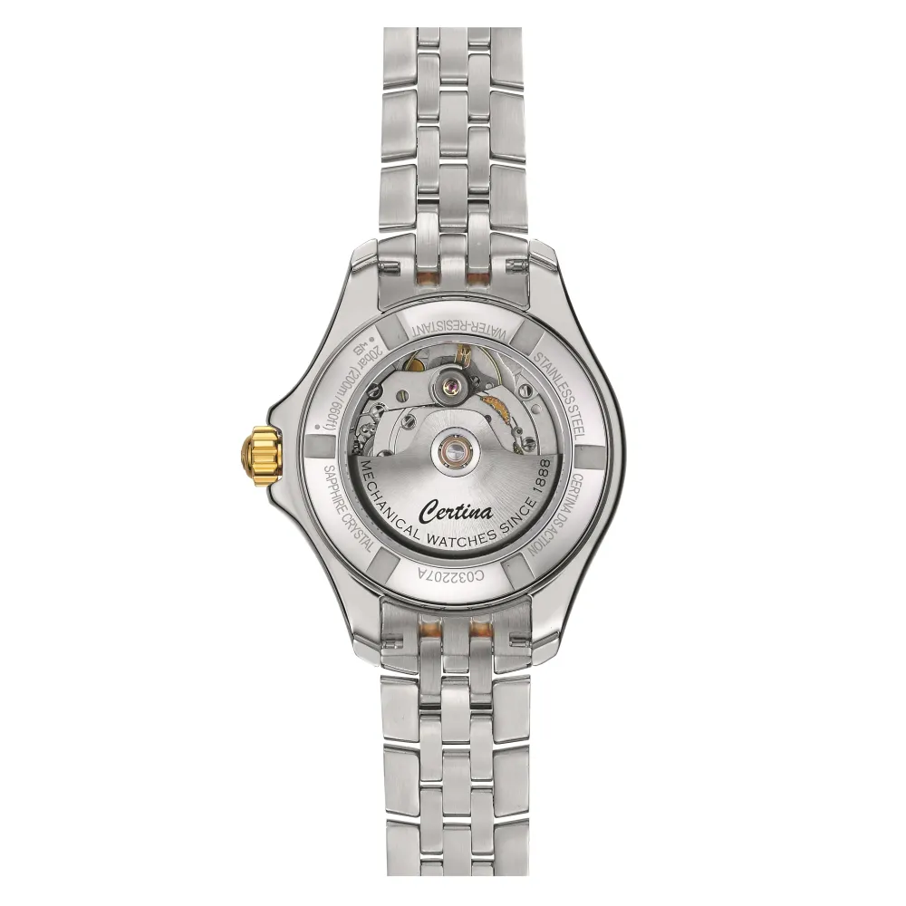 Certina ure Certina DS Action Lady Powermatic 80 C032.207.22.126.00 | Dame Dameure Med Lænke | Dameure I Bicolor