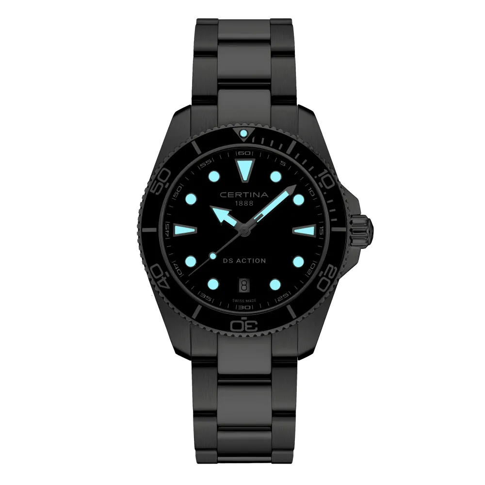 Certina ure Certina DS Action 40mm C048.410.11.051.00 | Herreure Med Lænke | Herreure I Stål