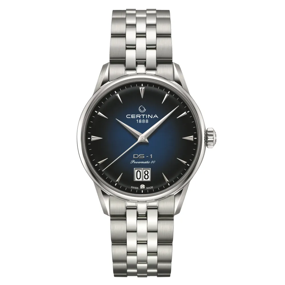 Certina ure Certina DS-1 Big Date Powermatic 80 C029.426.11.041.00 | Herreure Med Lænke | Herreure I Stål